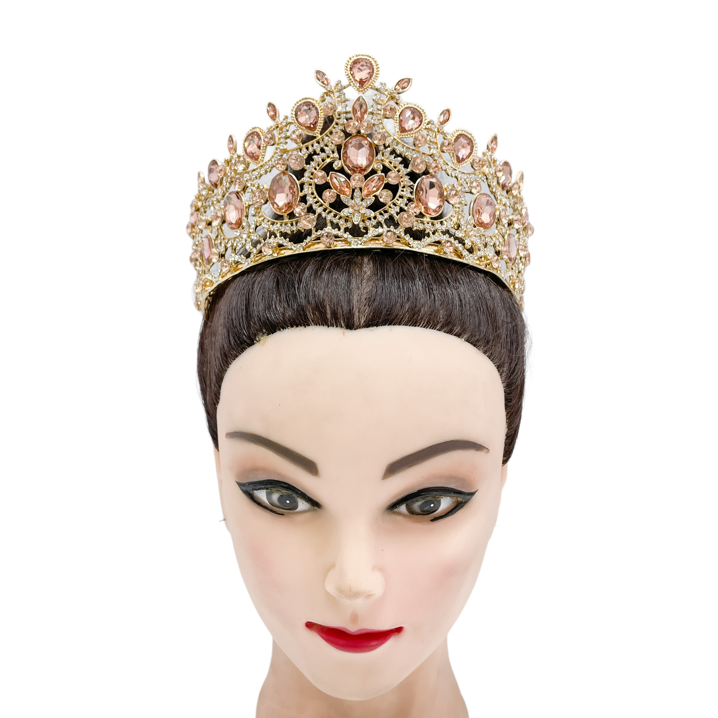 (พร้อมส่งจากไทย) มงกุฏ 105 สีส้ม มงกุฎนางงาม มงกุฎเพชร มงกุฎประกวด สินค้าพร้อมส่ง ไม่ต้องรอนาน งานพรีเมี่ยม