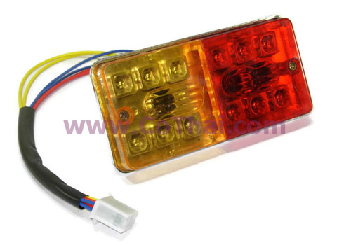 ไฟท้าย 12v 132x64
