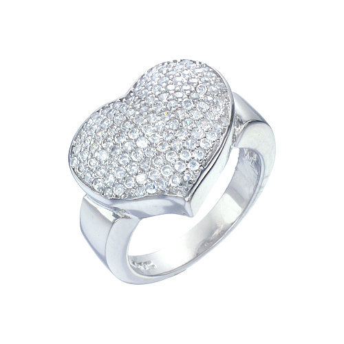 แหวนเงินแท้925เพรชประดับเพรชแท้สวิส เกรดดี น้ำใส