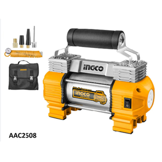 INGCO ปั๊มลมมินิ แบบพกพา 12 โวลท์ รุ่น AAC2508