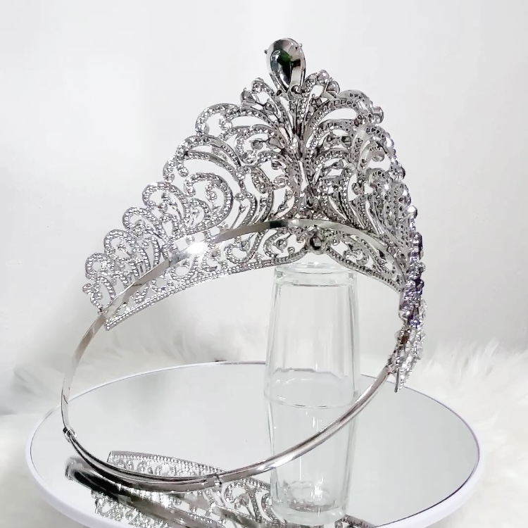 (พร้อมส่งจากไทย) มงกุฏ 112 มงกุฎมิสยูนิเวิร์ส 2022 สีม่วงเงิน