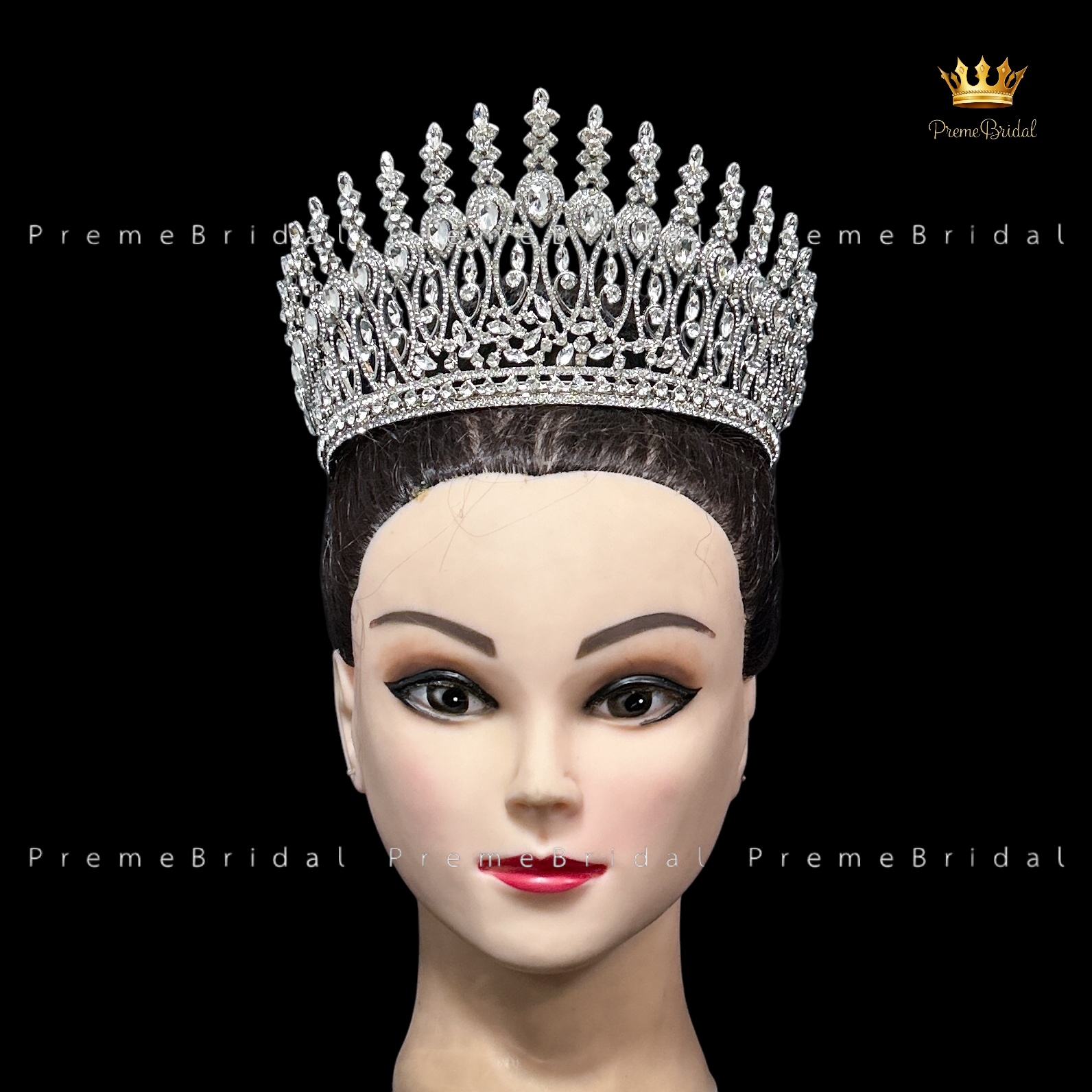 (พร้อมส่งจากไทย) มงกุฏ 135 ขนาดใหญ่ งานสวย ปรับขนาดได้ ส่งจาก จ.อุบลราชธานี