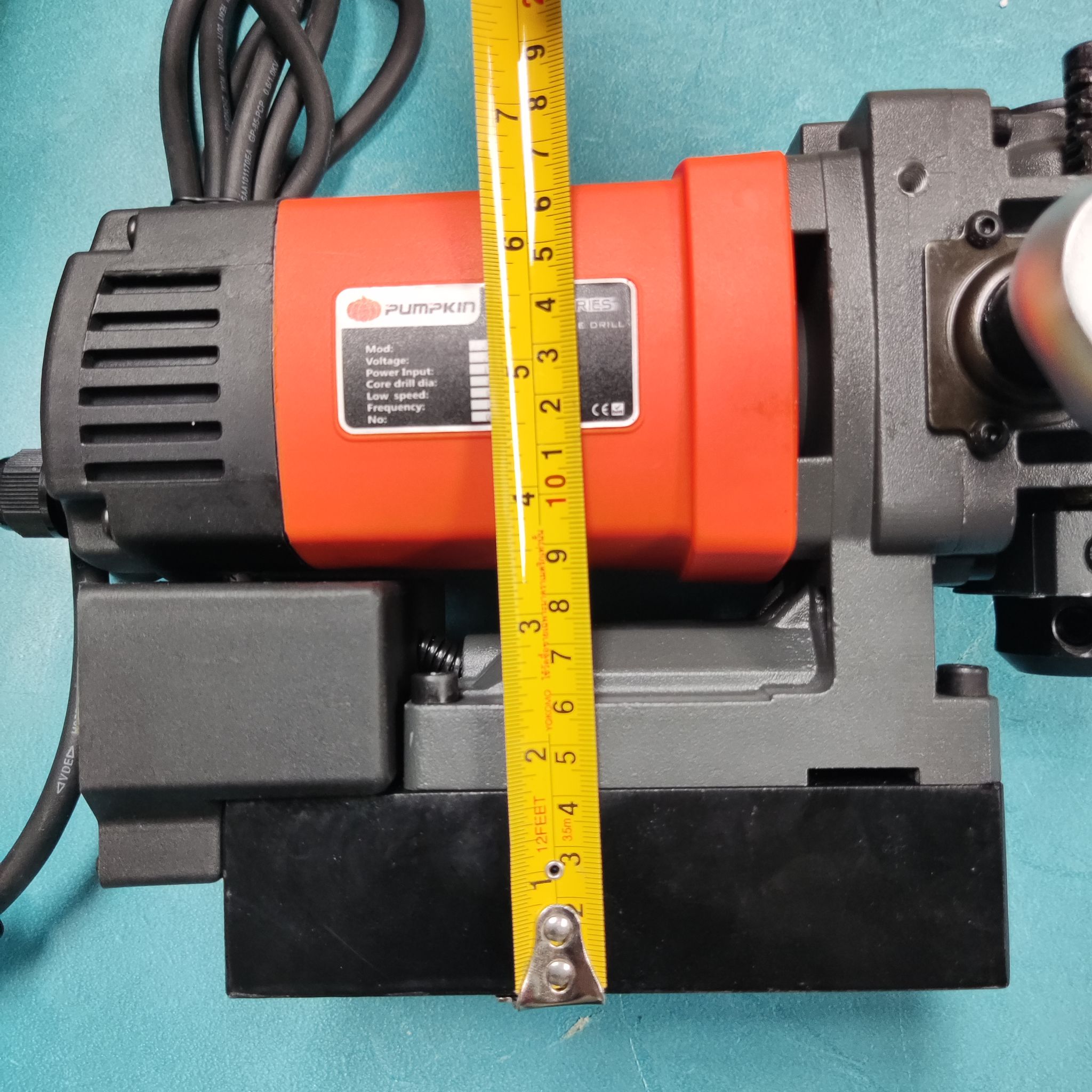 สว่านแม่เหล็กแบบนอน J-MD3800 PUMPKIN #50186