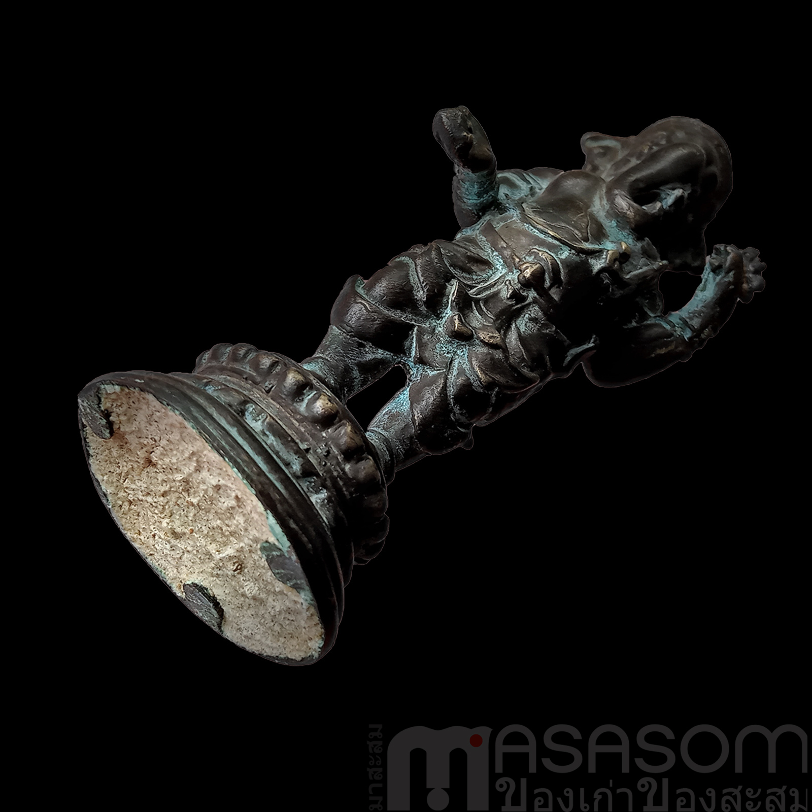 พิฆเนศทองเหลืองปางยืนสองมือ