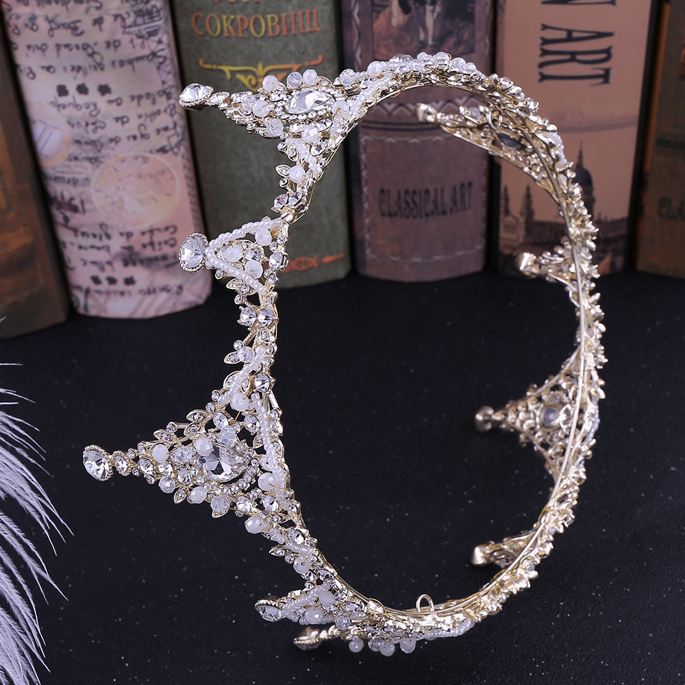 (พร้อมส่ง) มงกุฏ 055 สีทอง