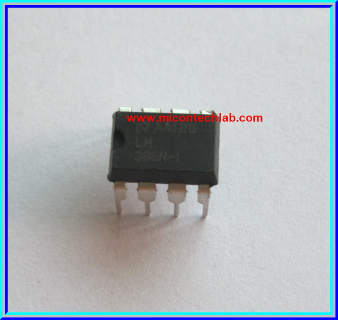 1x LM386 Audio Power Amplifier 325mW 4-12V LM386N-1 IC Chip