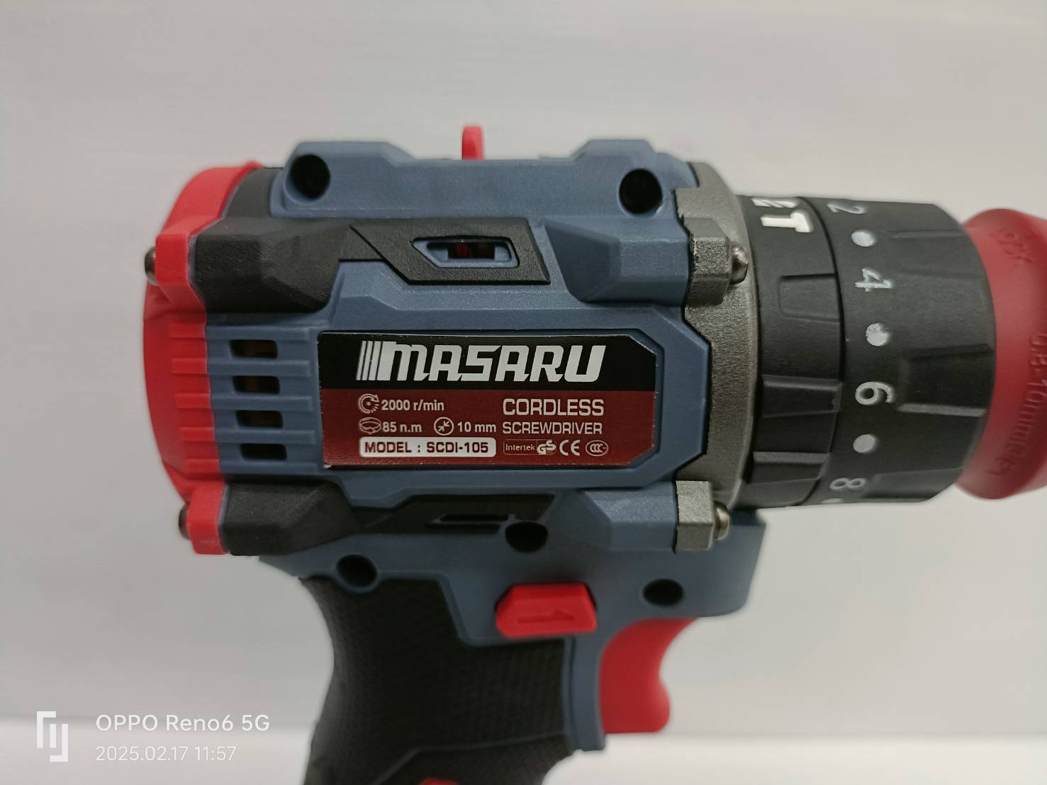 สว่านกระแทก2in1 SCDI-105-B2 MASARU ถอดเปลี่ยนหัวได้