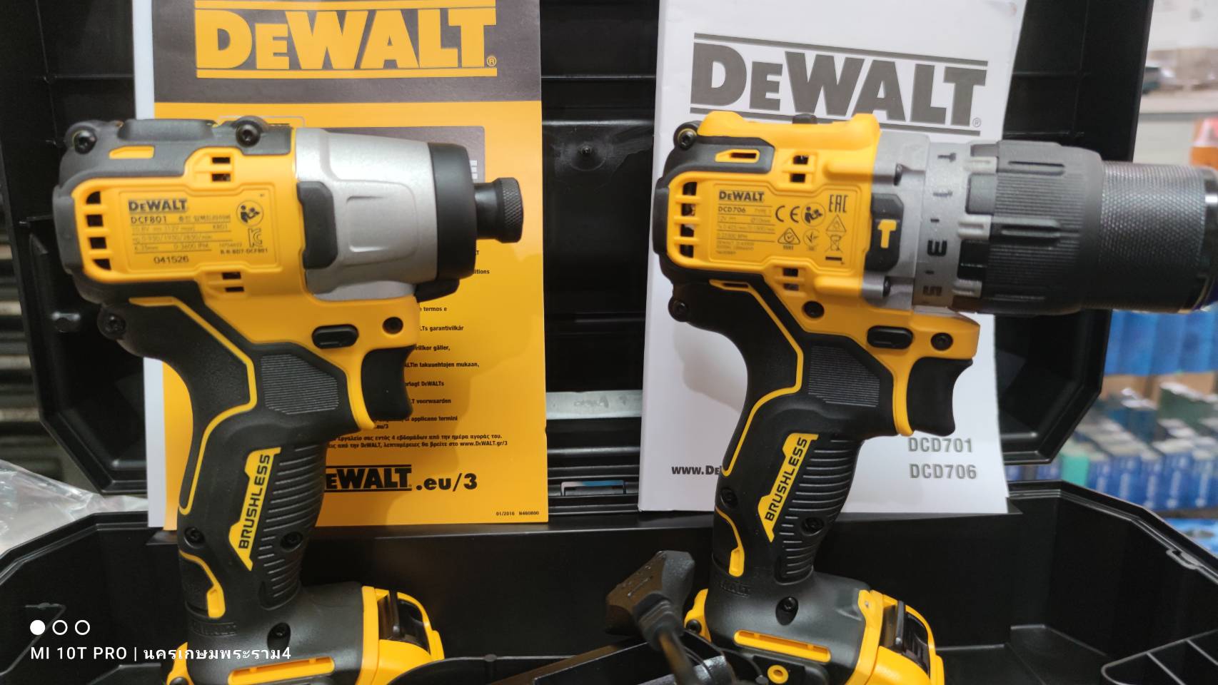 ชุดสว่านคอมโบ้12V DCK2111L2T DEWALT