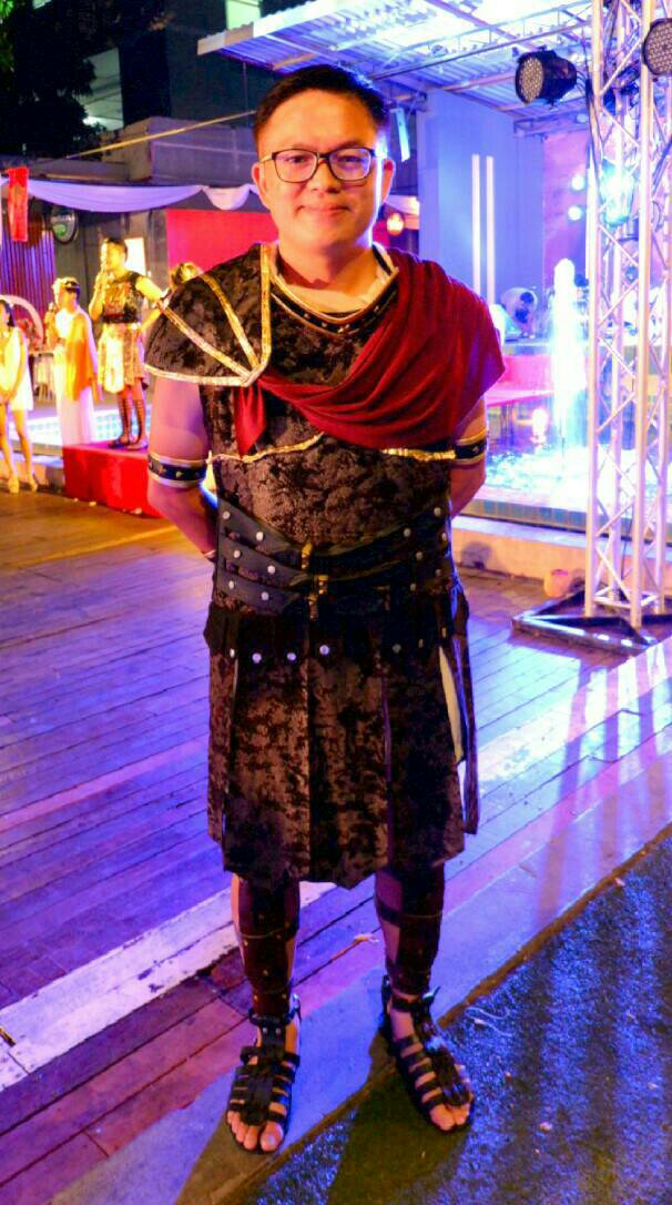 ชุดโรมันกรีกชาย