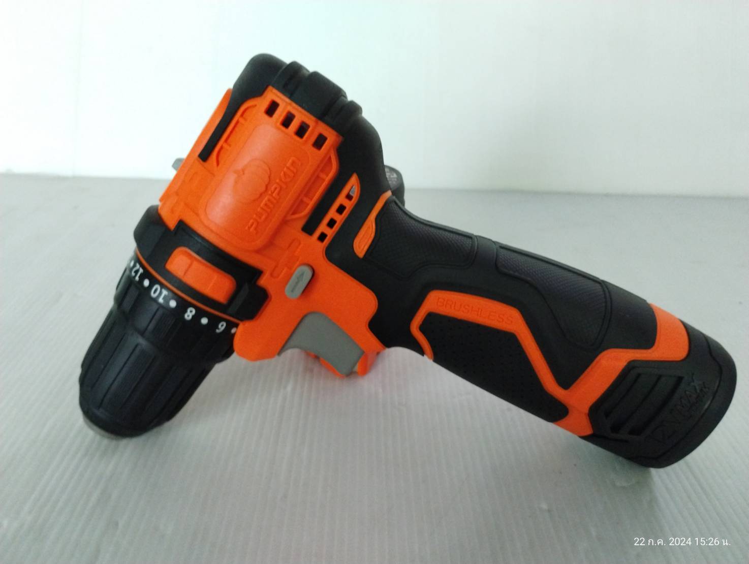 สว่านแบตไร้สาย12v รุ่น J-10DCB-202K PUMPKIN 50209