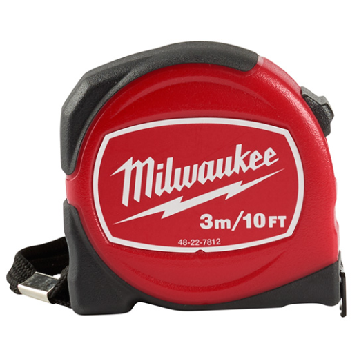 ตลับเมตร3m/10FT RED 48-22-7812 MILWAUKEE