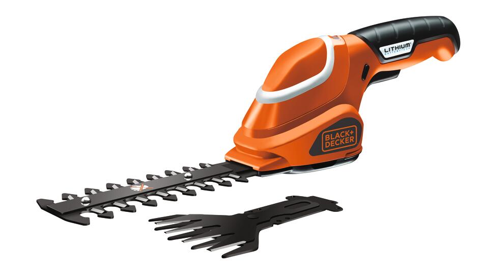 เครื่องตัดแต่งพุ่ม แบตเตอรี่ Li-Ion 7V GSL700KIT BLACK&DECKER