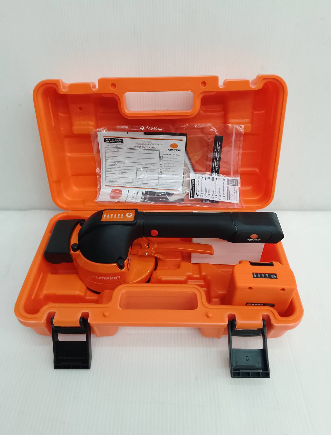 เครื่องดูดสั่นกระเบื้อง16.8V PTT-TV168V PUMPKIN #50326