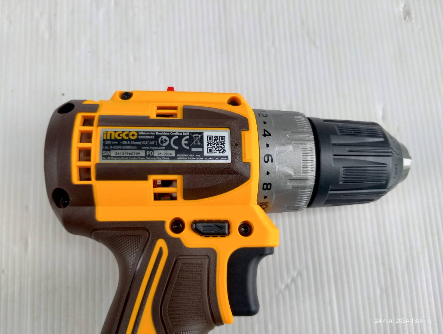 INGCO Combo Set สว่านไร้สาย+ไขควงกระแทก 285 N.m.CKLI20272