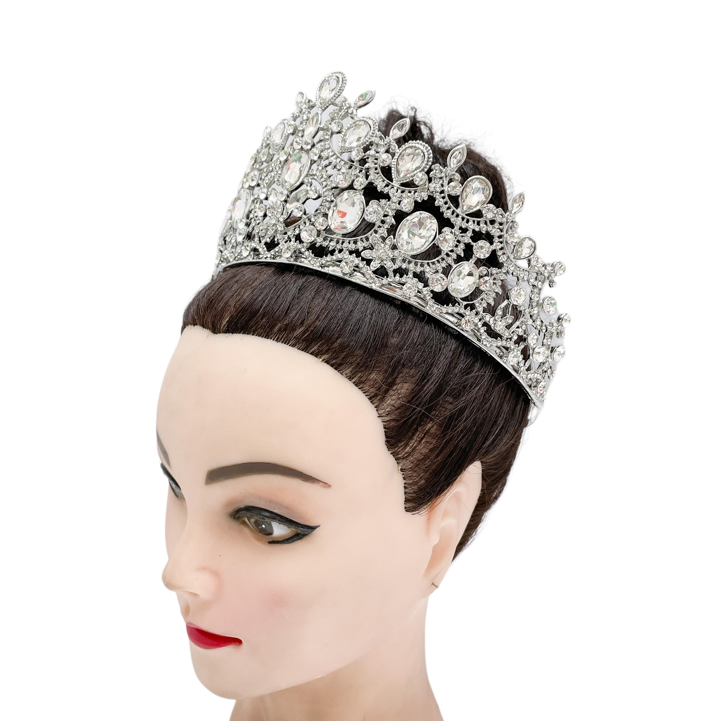 (พร้อมส่งจากไทย) มงกุฏ 105 สีเงิน มงกุฎนางงาม มงกุฎเพชร มงกุฎประกวด สินค้าพร้อมส่ง ไม่ต้องรอนาน งานพรีเมี่ยม