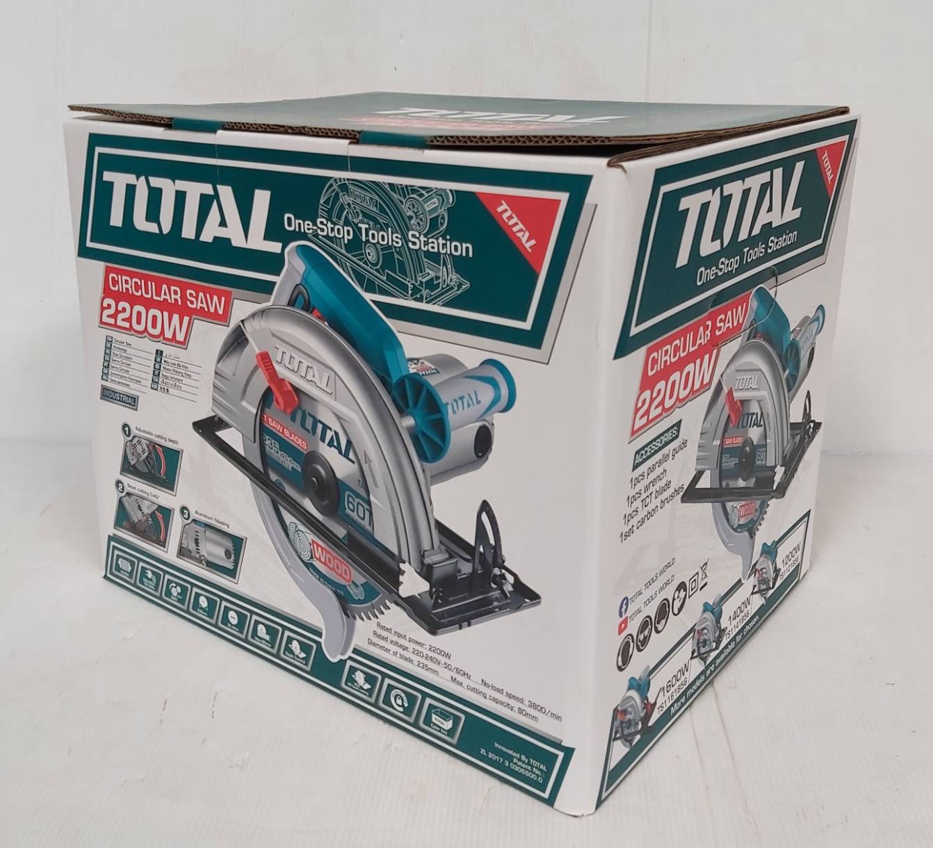 เลื่อยวงเดือน9" TS1222356 TOTAL