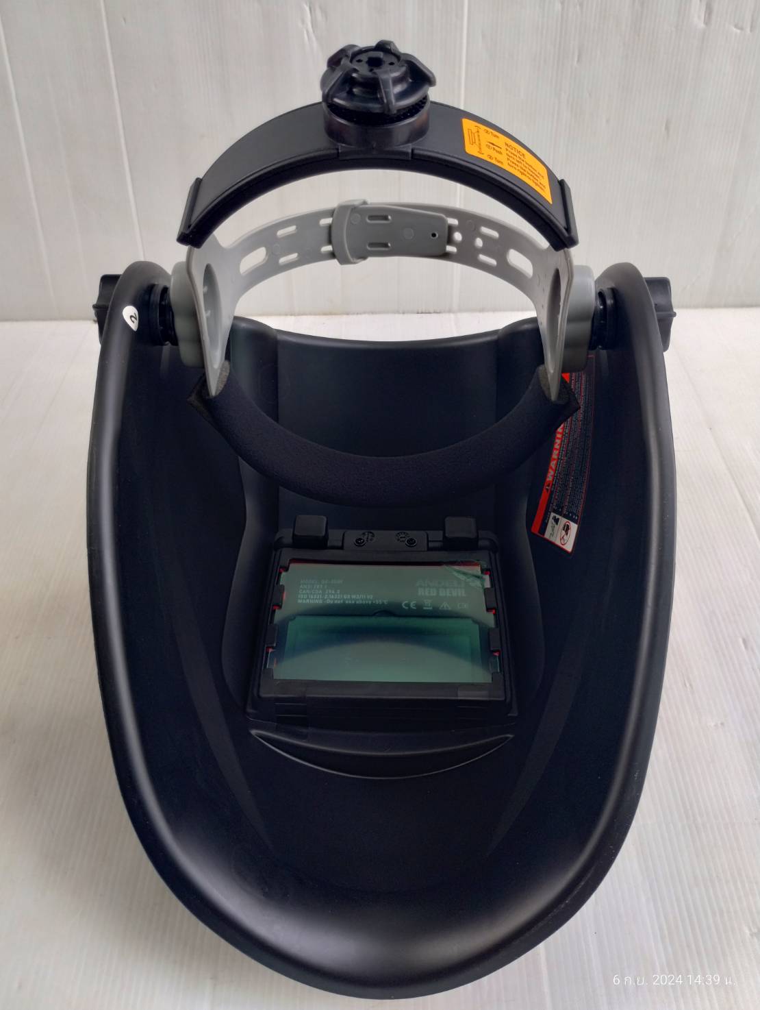 หน้ากากปรับแสงอัตโนมัติ พื้นที่มอง 90 X 35 มม. รุ่น RED DEVIL ANDELI