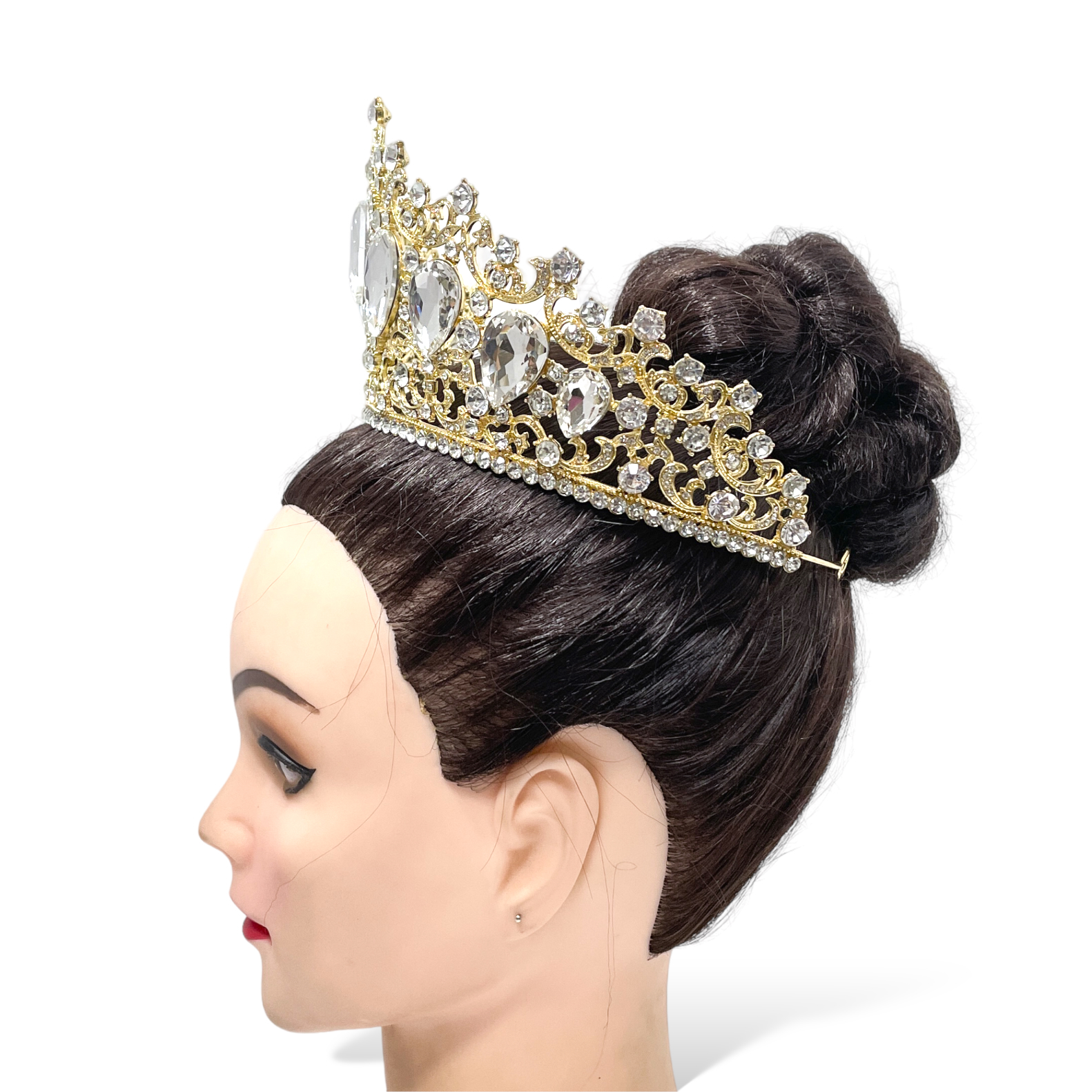 (พร้อมส่ง) เทียร่า 378 สีทอง งานสวย ปราณีต QCเพชรทุกเม็ด สินค้าพร้อมส่งจากไทย