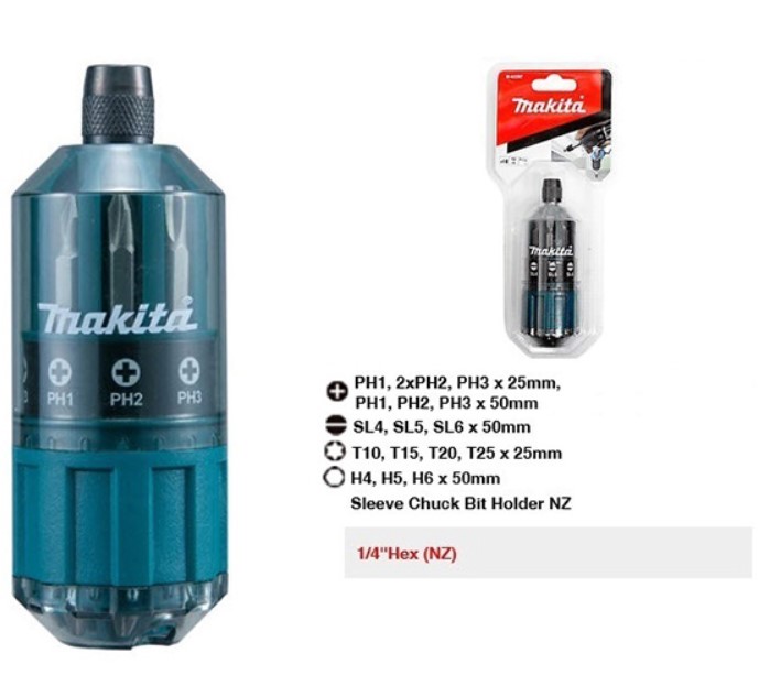 ชุดดอกไขควง 18ตัวชุด B-45397 MAKITA