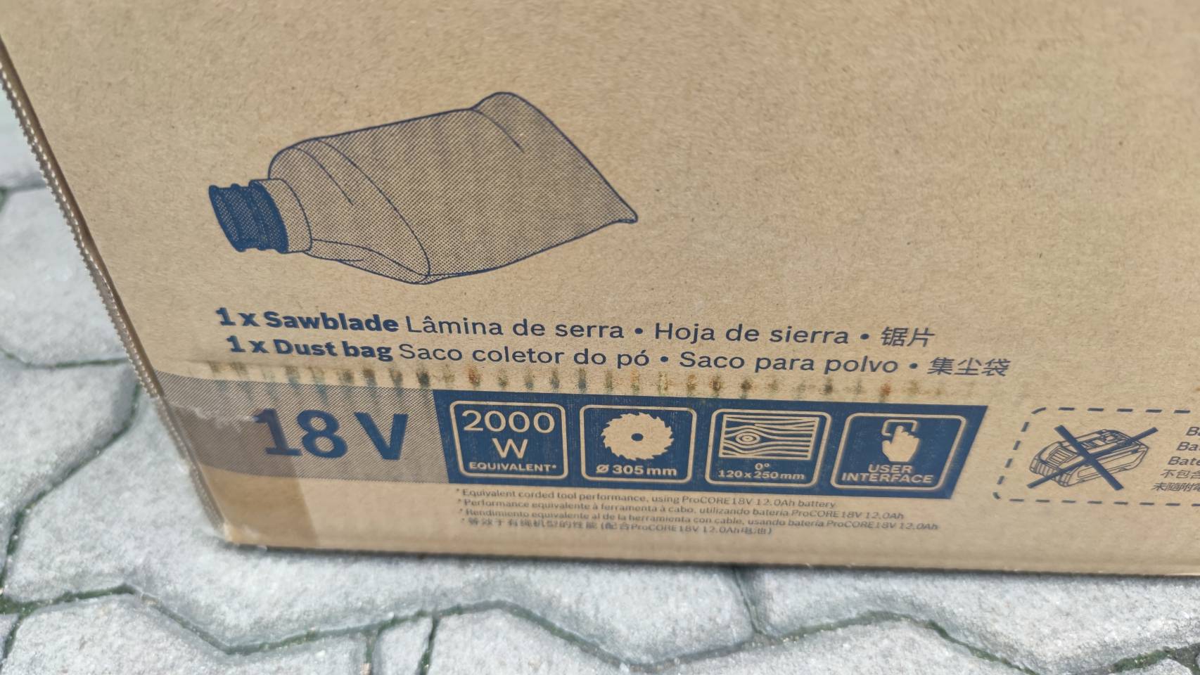 แท่นตัดองศา12" GCM18V-305GDC BOSCH SOLO