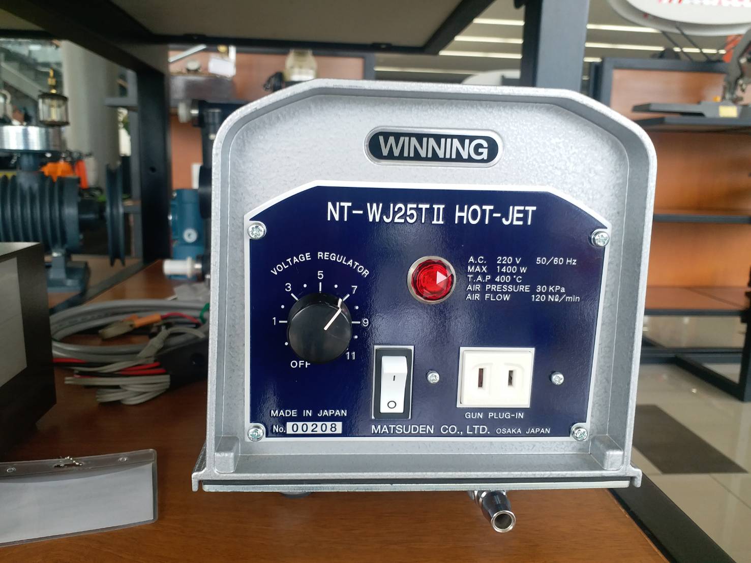 เครื่องเชื่อมพลาสติก NT-WJ25T-II WINNING