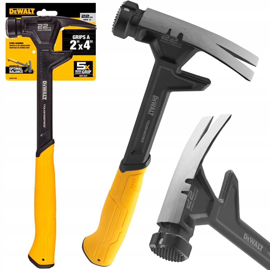 ค้อนขนาด 22oz งานช่าง DWHT51008-0 TOUGH SERIES DEWALT
