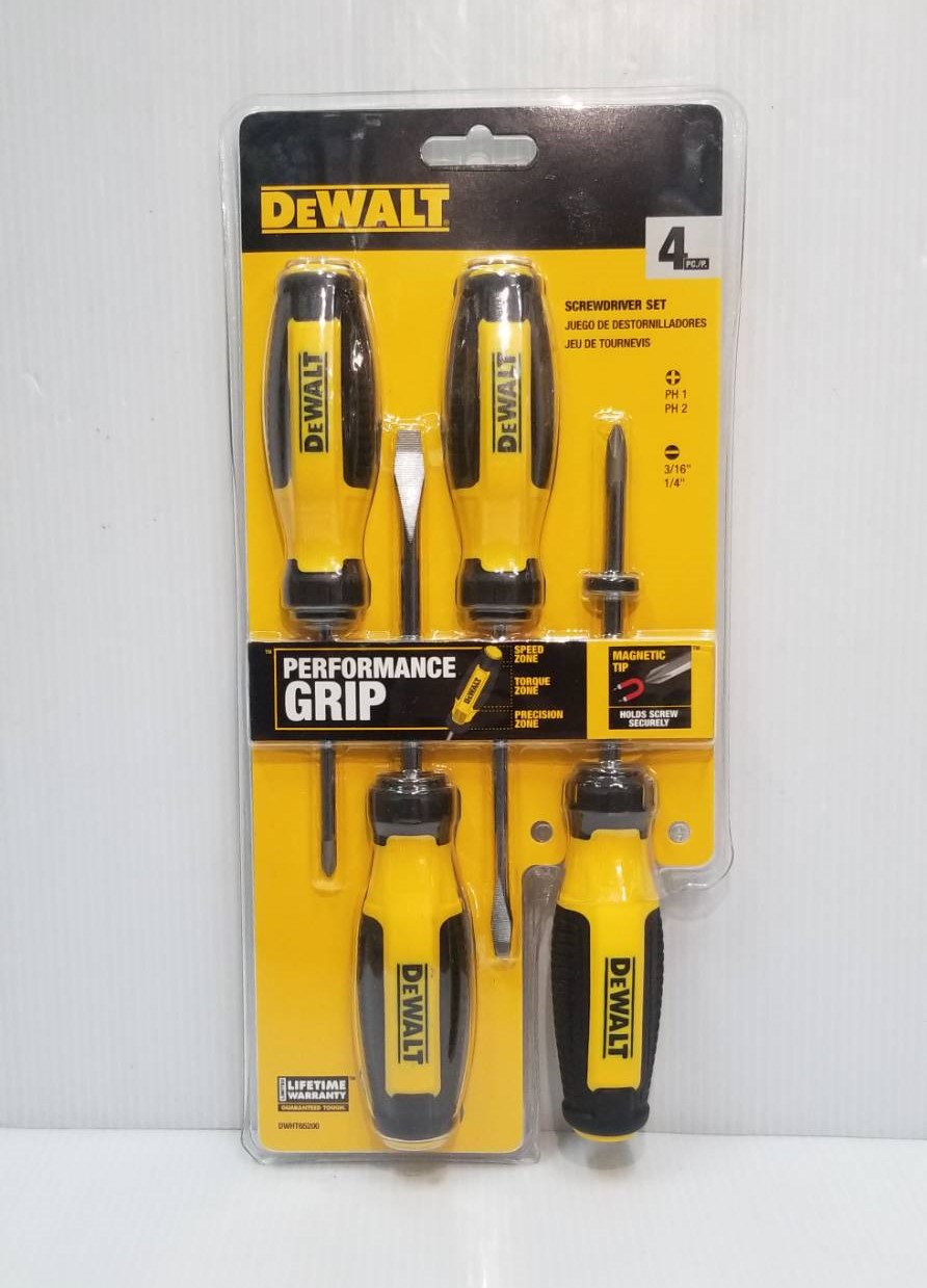 ชุดไขควง 4ชิ้น DWHT65200 DEWALT