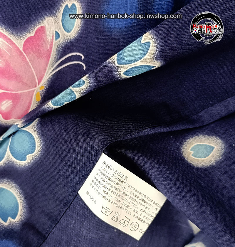 ยูกาตะสีน้ำเงินลายผีเสื้อ01