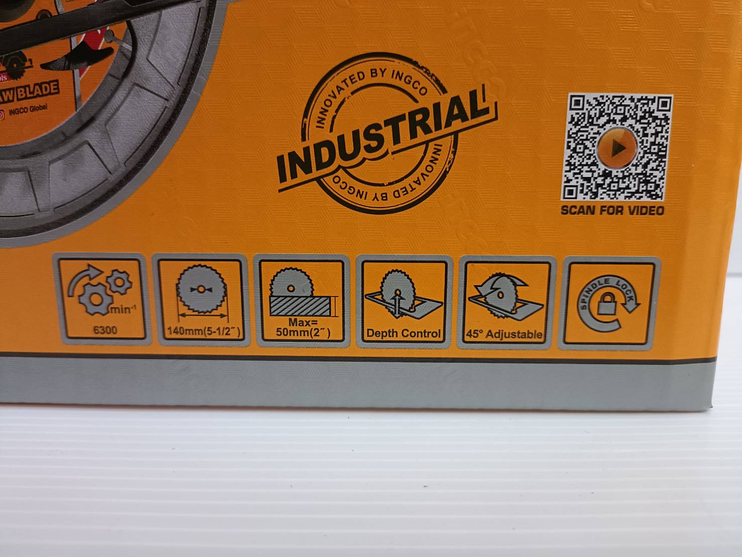 INGCO เลื่อยวงเดือนไร้สาย 20V 5 นิ้ว มอเตอร์ไร้แปรงถ่าน รุ่น CSLI14021