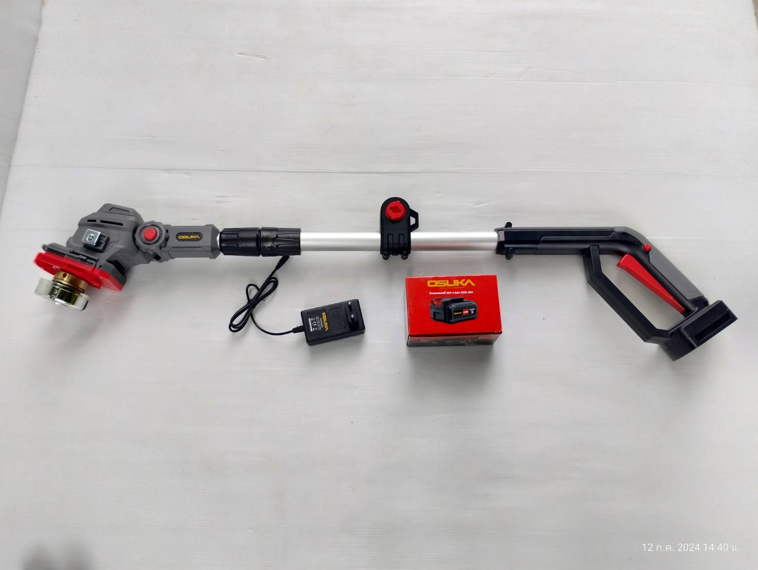 เครื่องตัดหญ้าไร้สาย OCGT406-SET-A OSUKA ชุดพร้อมแบต 4.0Ah
