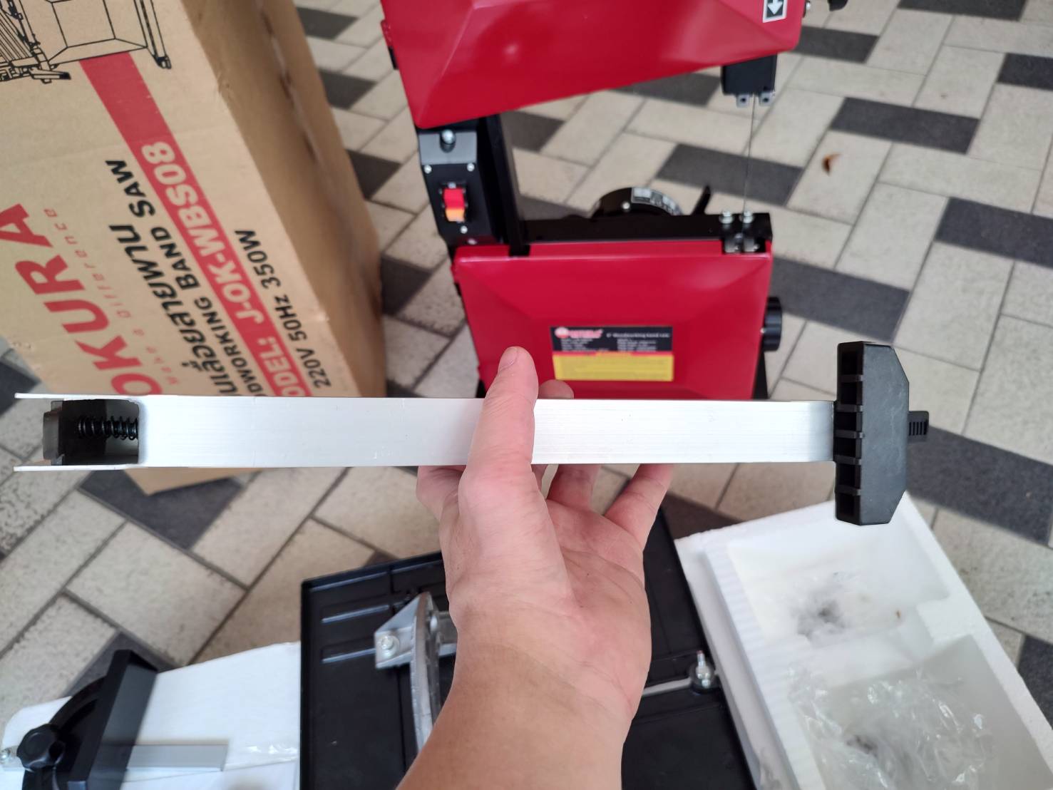 แท่นเลื่อยสายพาน8" J-OK-WBS08 OKURA