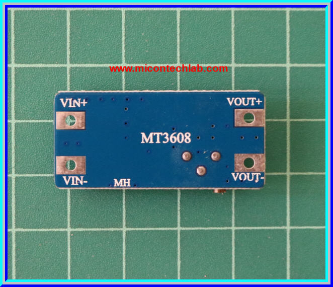 1x แผงวงจรสเตปอัพ MT3608 (Boost) 2A ดีซีทูดีซี คอนเวอเตอร์