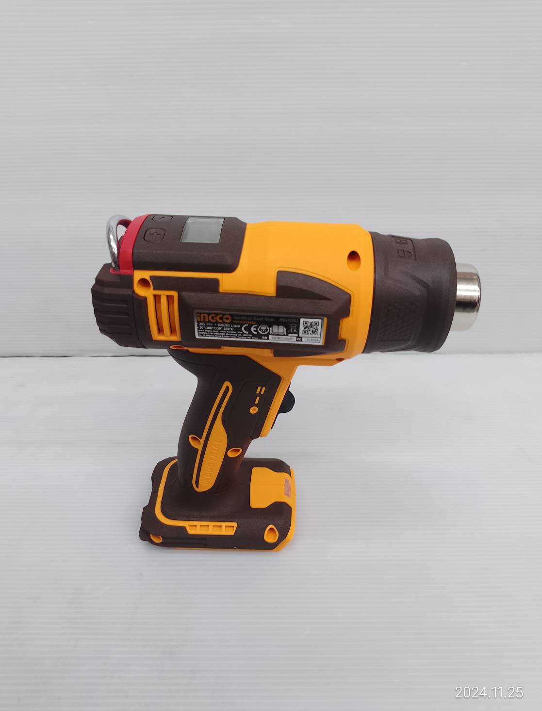 INGCO เครื่องเป่าลมร้อนไร้สาย จอ LCD รุ่น HGLI2003 ( เครื่องเปล่า )