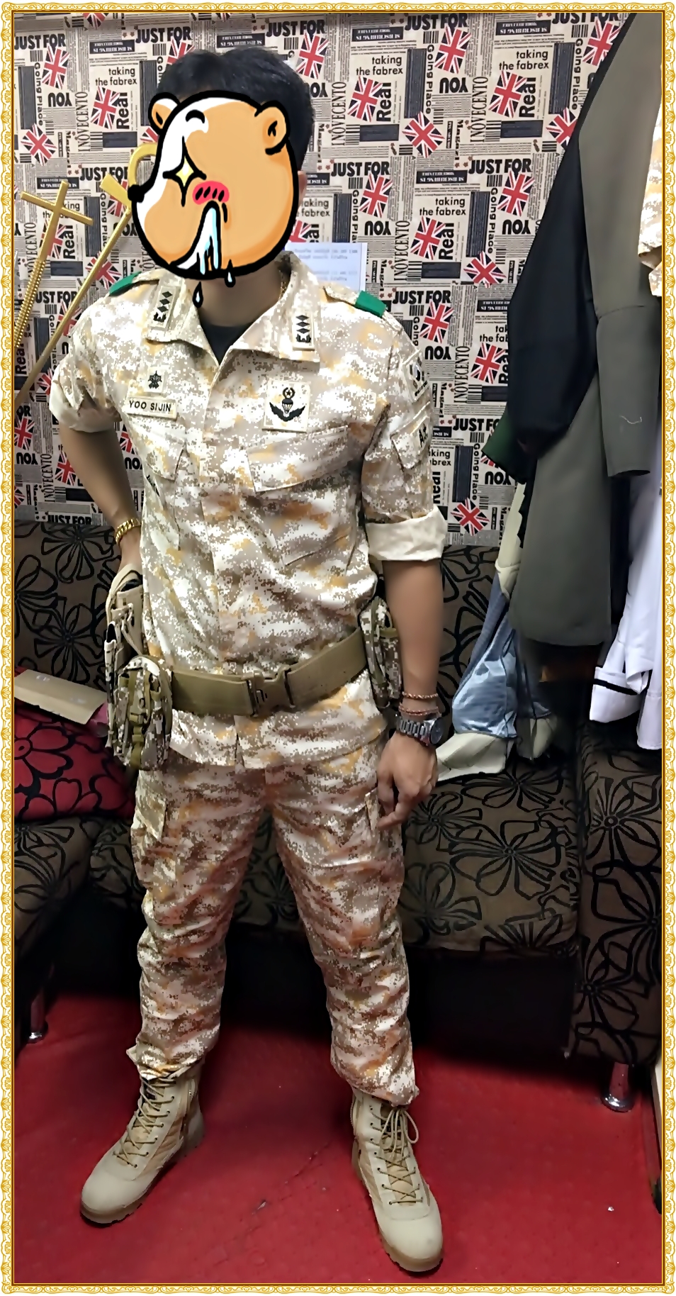 ชุดกัปตันยูชีจิน / ทหารเกาหลี Descendants of the Sun /ุ ชุดอาชีพ / ชุดอาชีพในฝัน