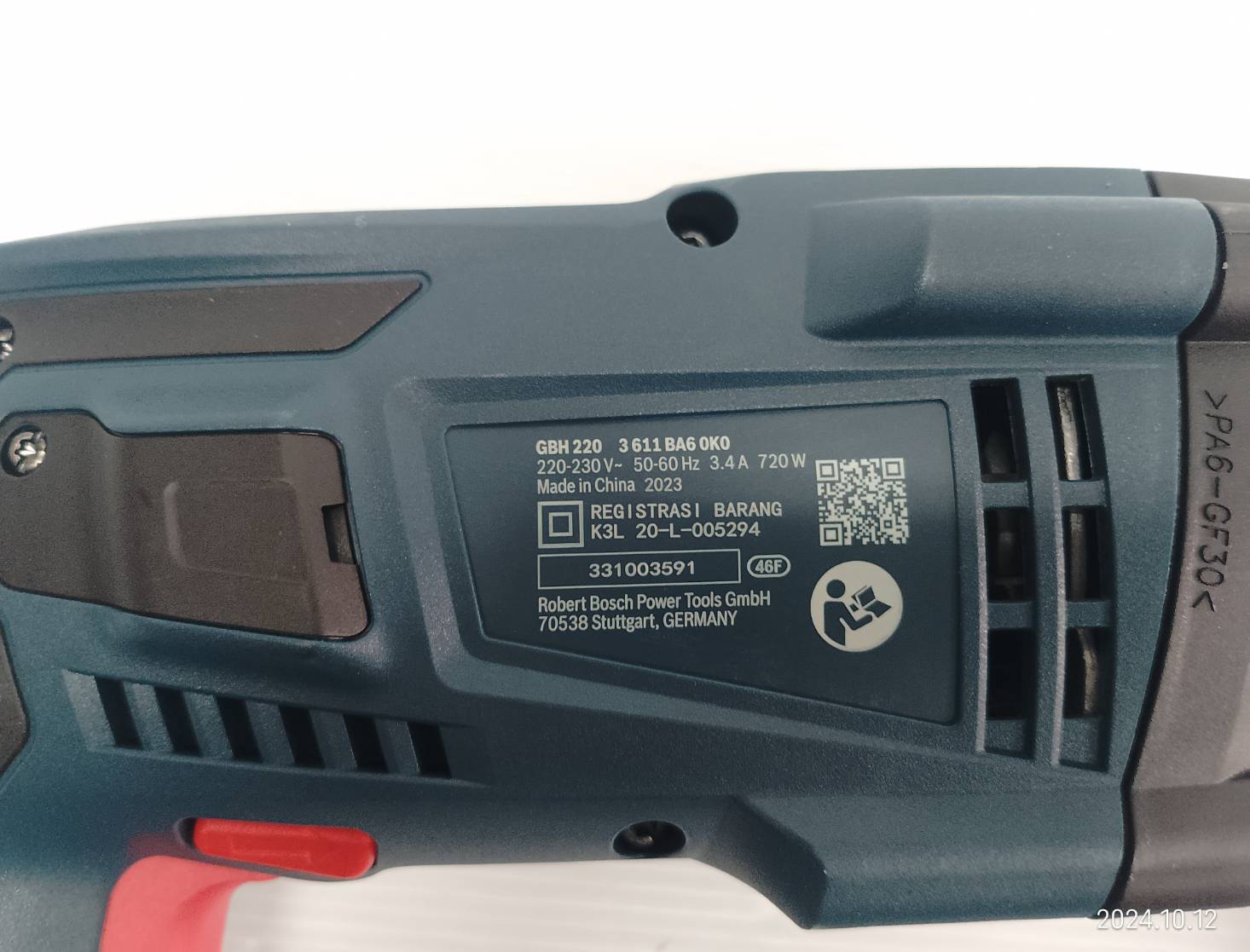 สว่านโรตารี่3ระบบ GBH220 Extra BOSCH