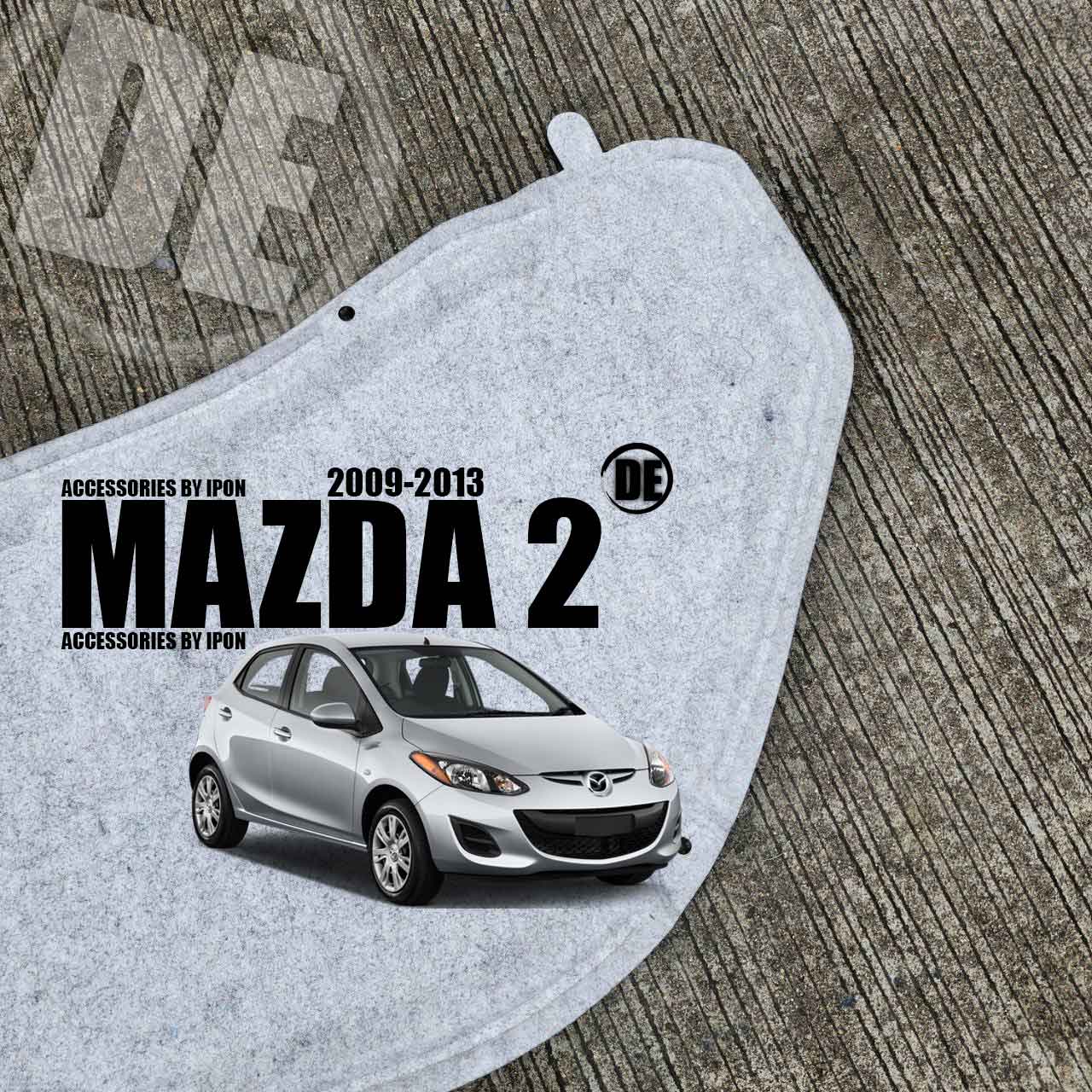 แผ่นกันความร้อนฝากระโปรง MAZDA 2 DE 2009-2013