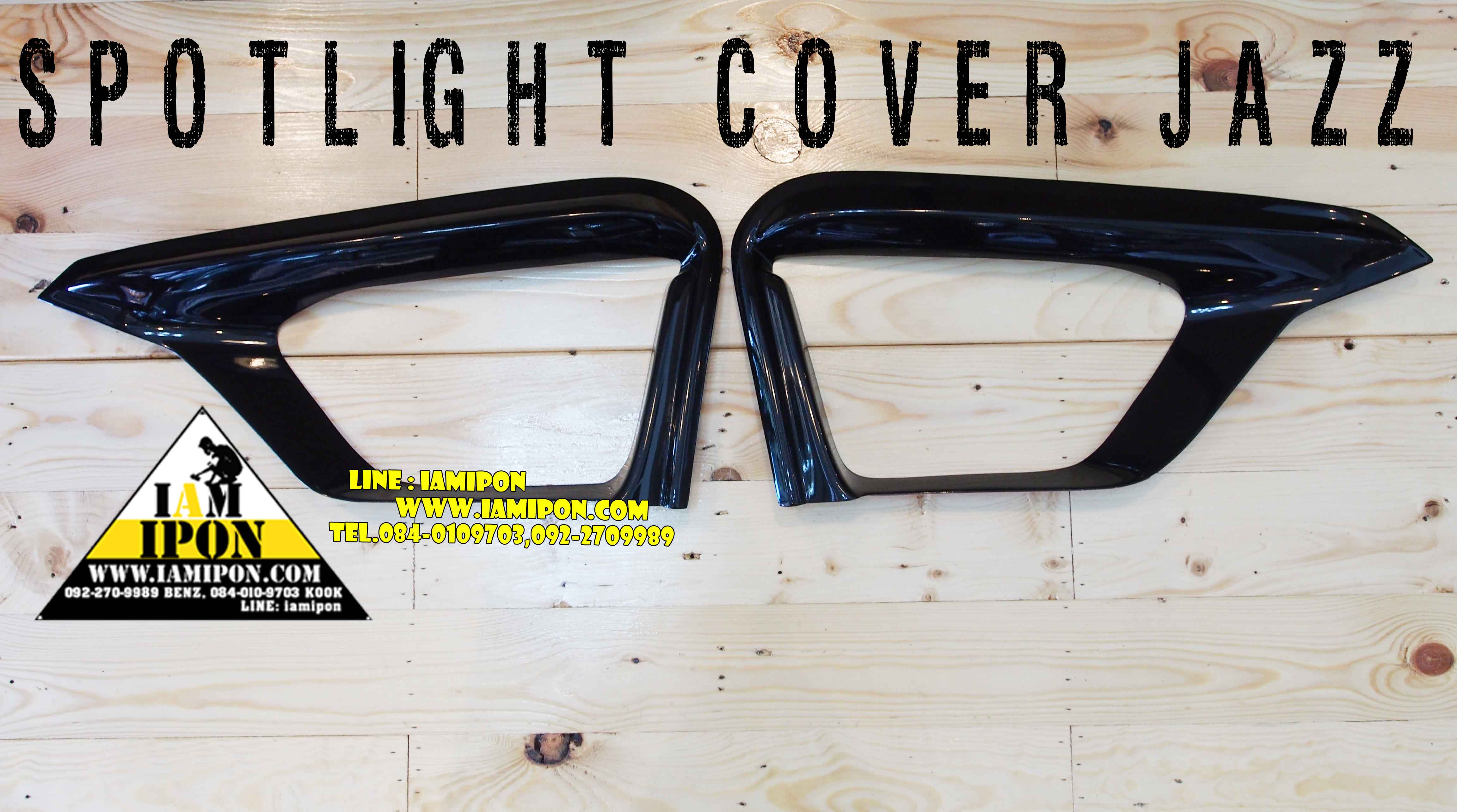 ครอบไฟสปอร์ตไรท์ ตัดหมอก JAZZ 2014 ดำเงา