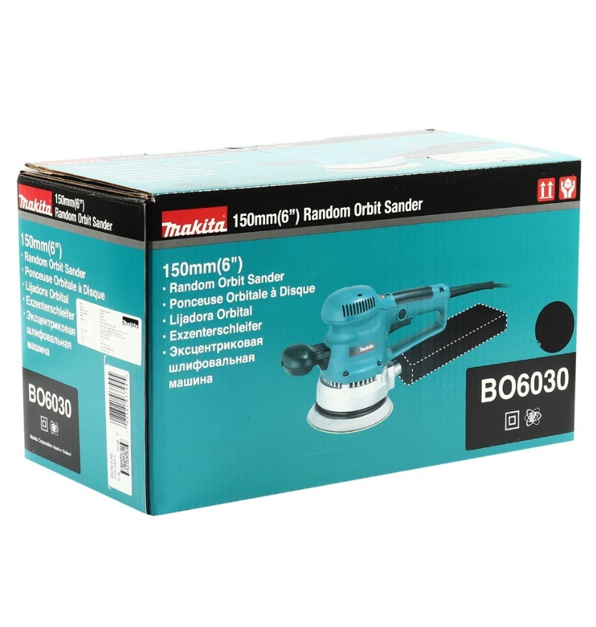 เครื่องขัดกระดาษทรายกลม6″ BO6030 MAKITA ปรับรอบได้ +ถุง
