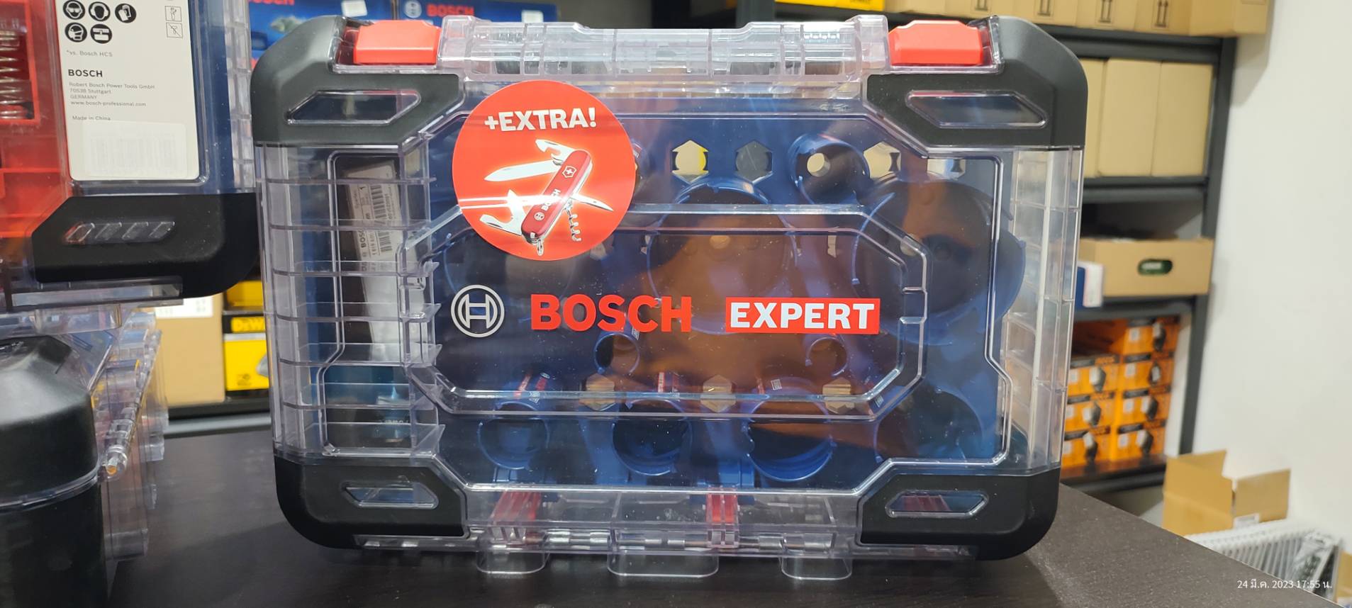 ชุดดอกโฮลซอ 15ชิ้น Expert Construction Material set BOSCH #061599763Y