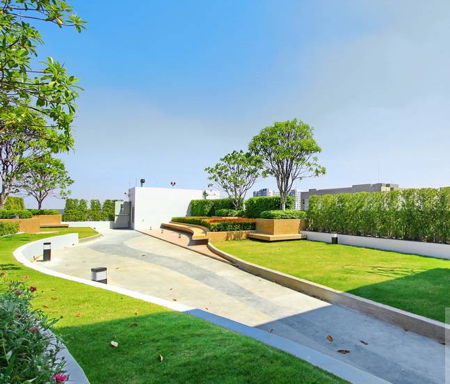 🚩H1253 vายคอนโด แอสปาย สาทร-ตากสิน คอปเปอร์โซน 46.44 ตร.ม. ชั้น14 ห้องมุมติดบันไดหนีไฟ ทิศใต้ วิวสวน ใกล้ BTS สถานีวุฒากาศ