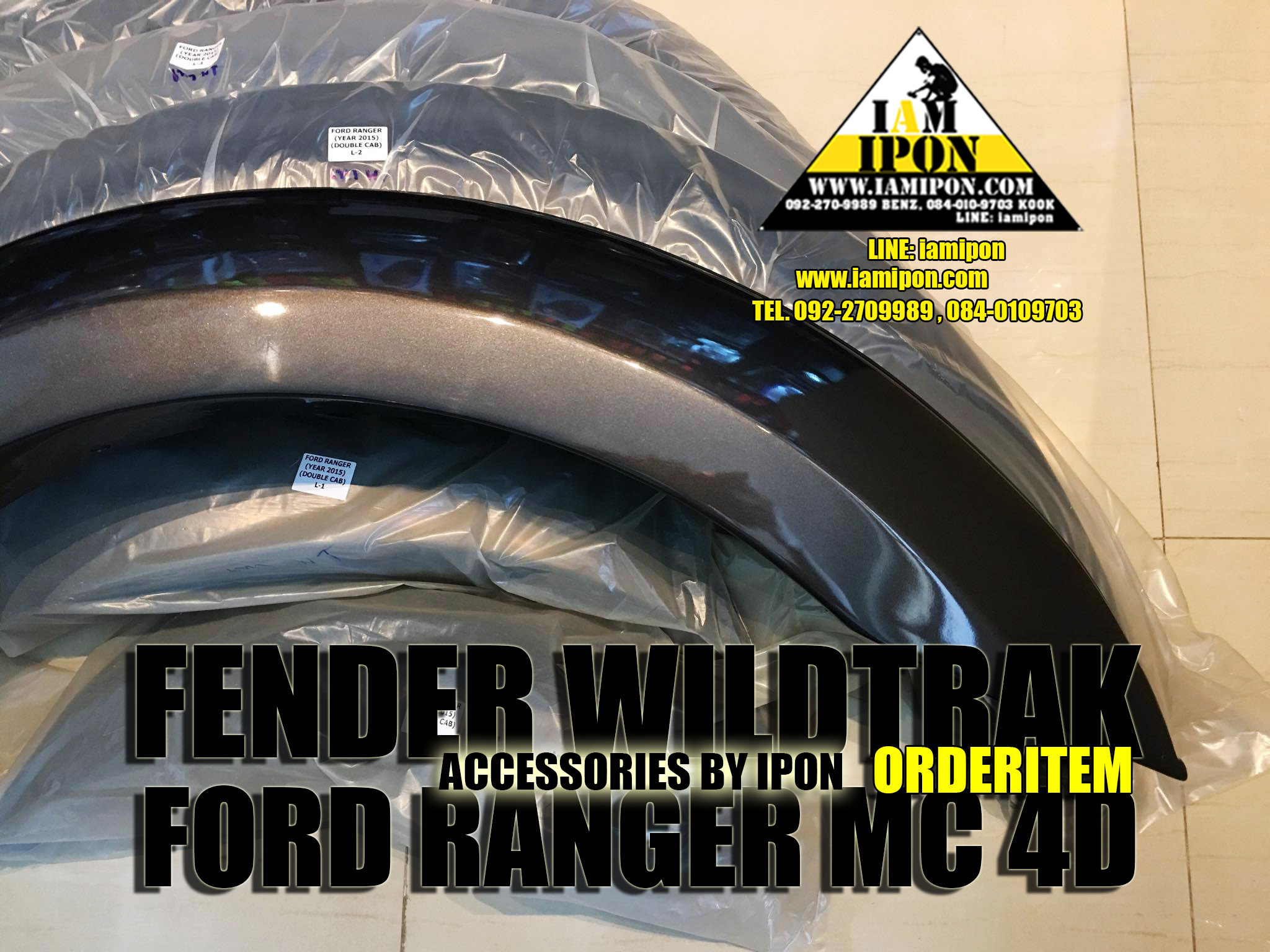 FENDER 6 " FORD RANGER MC WILDTRAK คิ้วล้อ 6 " ไวล์ดแทรกฟอร์ดเรนเจอร์ MC