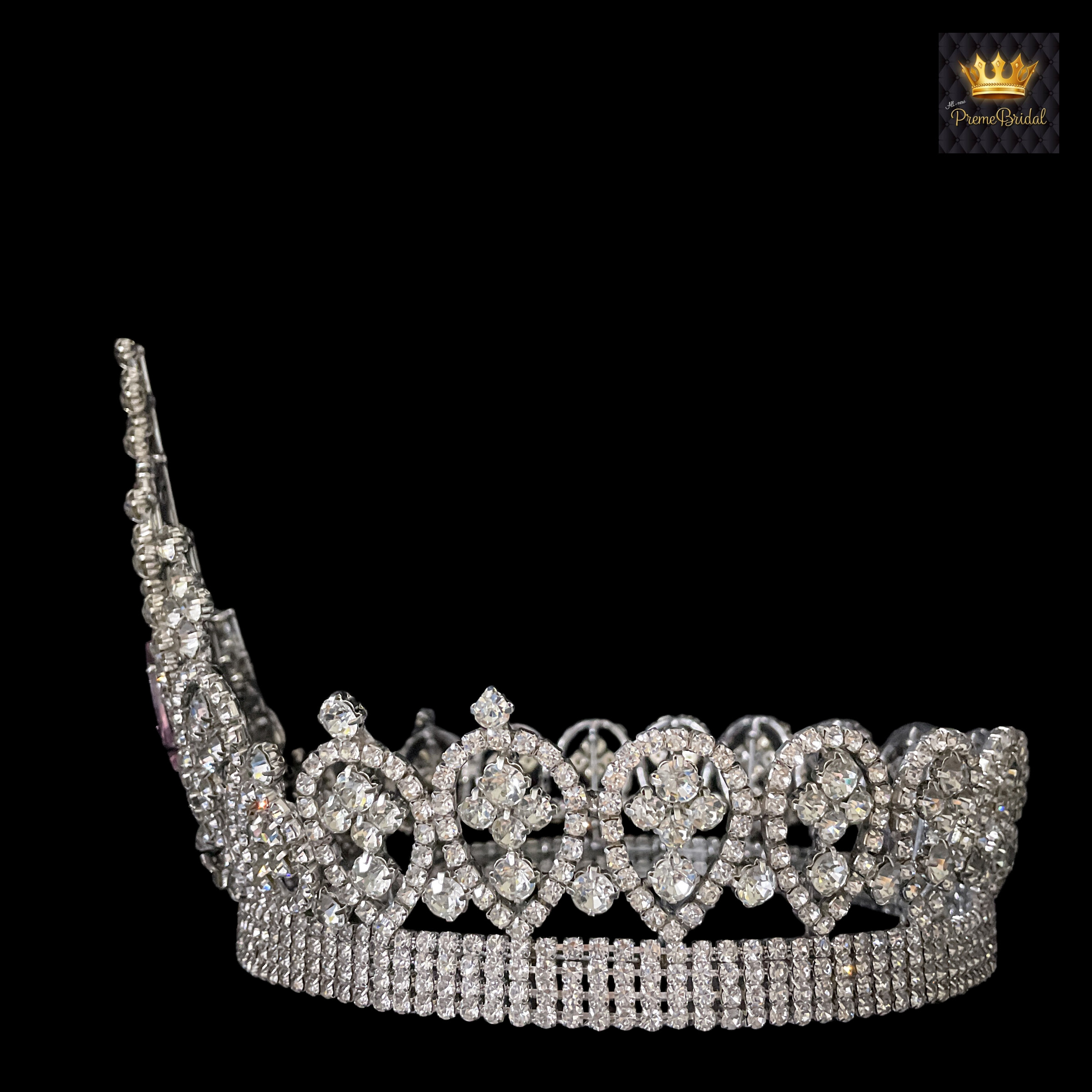 (พร้อมส่งจากไทย) มงกุฏ 107 สีชมพู มงกุฎนางงาม มงกุฎเพชร มงกุฎประกวด สินค้าพร้อมส่ง ไม่ต้องรอนาน งานพรีเมี่ยม