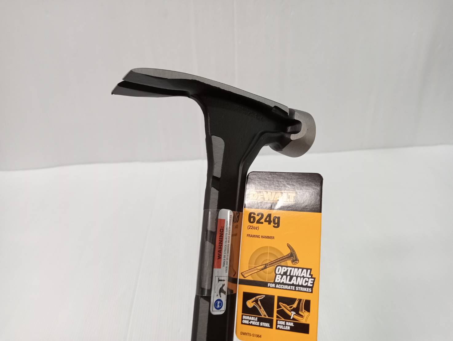 ค้อนหงอนตรง Velocity DeWALT แบบไม่มีประกายไฟ 22Oz DWHT0-51064 DEWALT