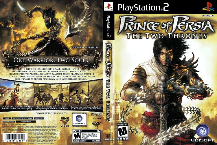 PRINCE OF PERSIA THE TWO THRONES [US : DVD5 1 Disc]
