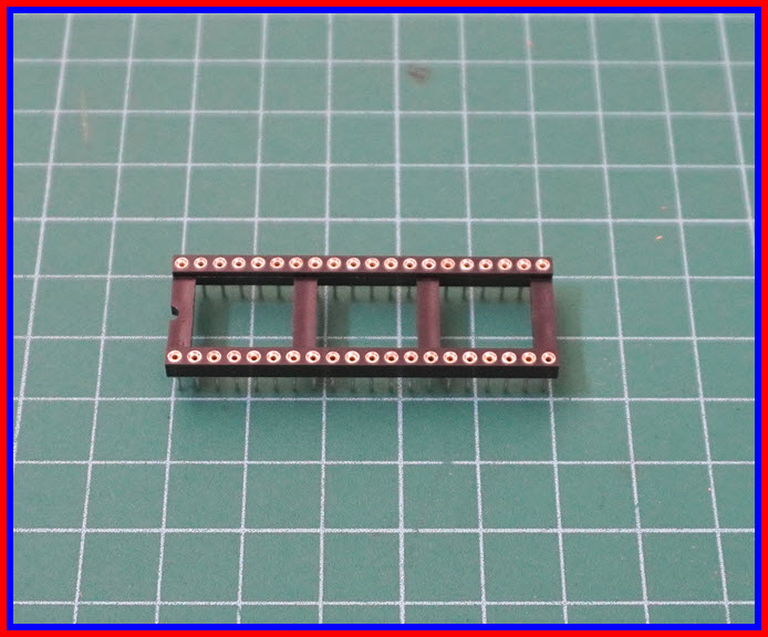 1x ซ็อคเกตไอซีขากลม DIP 40 ขา ขนาด 15.24mm