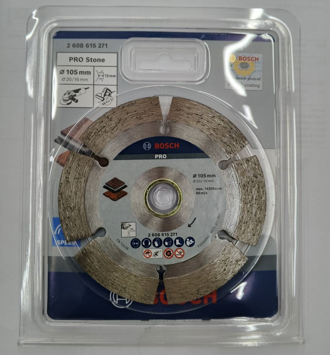 ใบตัดเพชร 4 นิ้ว Pro Stone BOSCH 2608615271