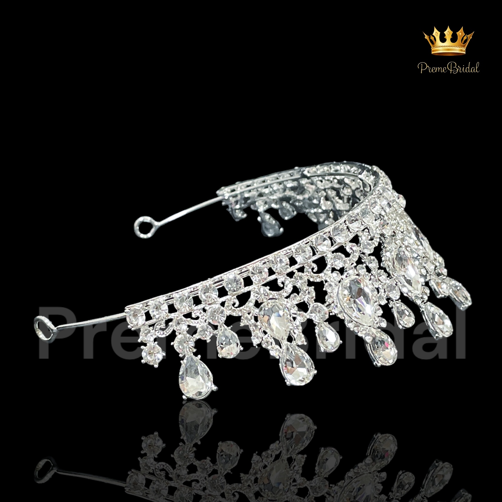 (พร้อมส่ง) เทียร่า 401 มงกุฎนางงาม งานสวย ปราณีต QCเพชรทุกเม็ด สินค้าพร้อมส่งจากไทย