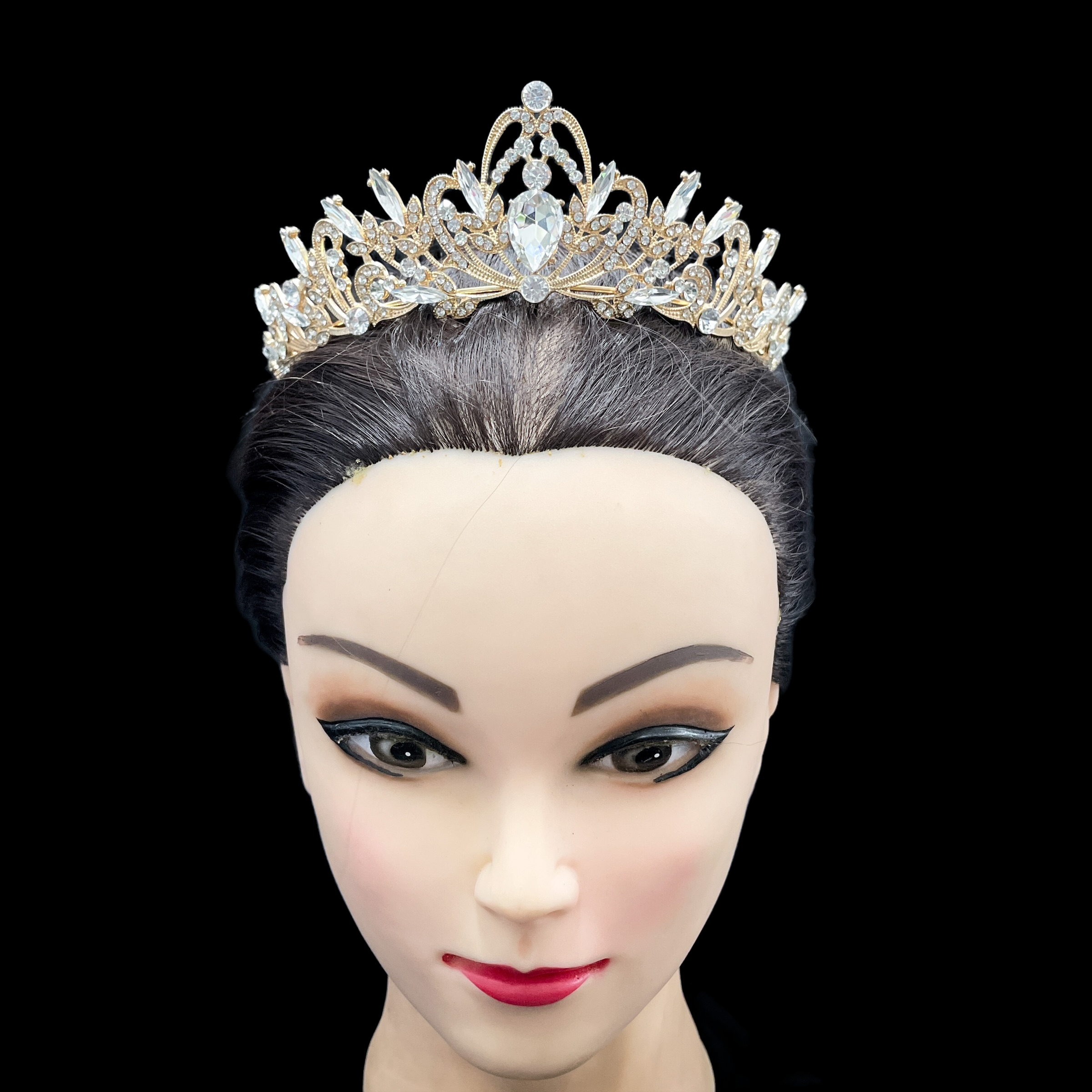 (พร้อมส่ง) เทียร่า 310 สีทอง งานสวย ปราณีต QCเพชรทุกเม็ด สินค้าพร้อมส่งจากไทย