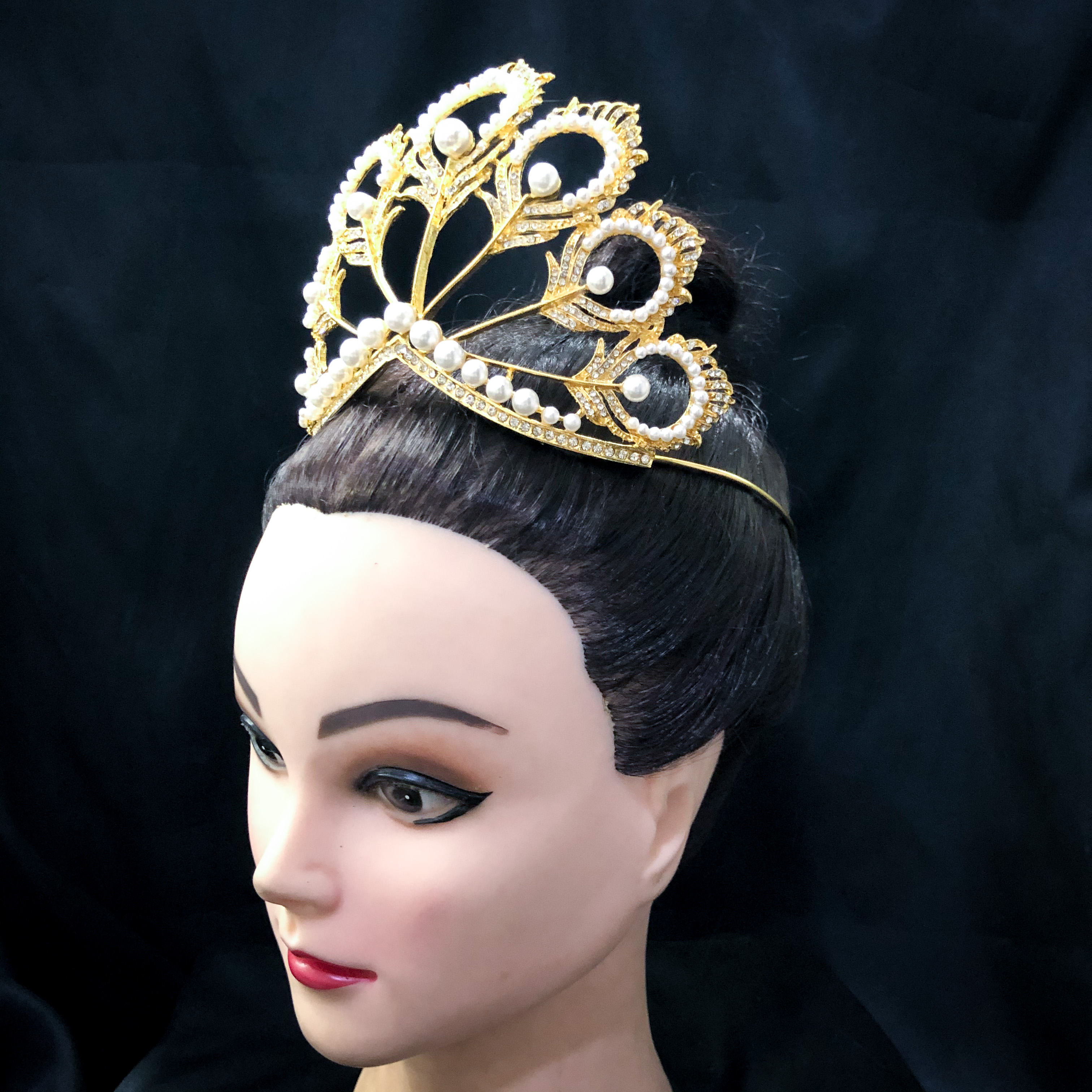 (พร้อมส่ง) เทียร่า 089 มิกิโมโต้ Mikimoto Miss Universe สีทอง