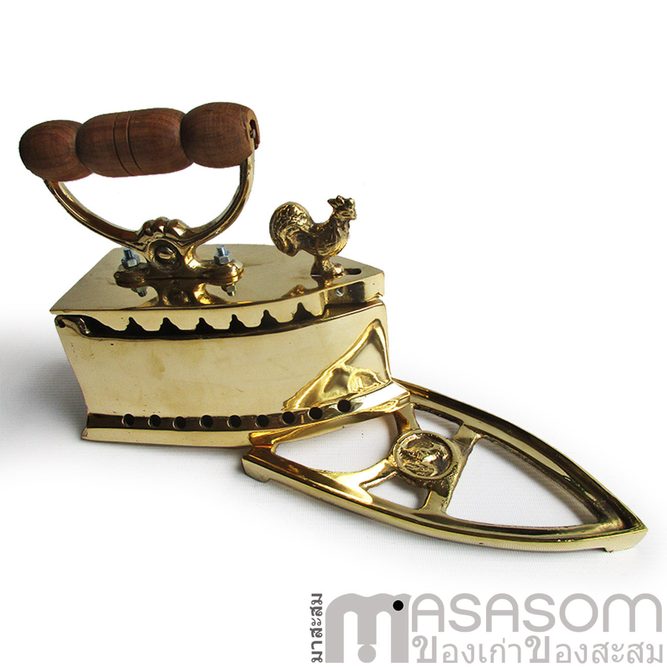 เตารีดทองเหลืองหัวไก่ 9 นิ้ว